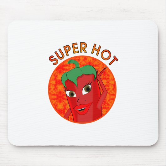 Tapis De Souris Super Hot Pepper Diva (Devant)