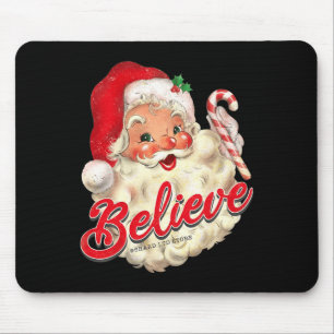 Tapis De Souris Super Père Noël Vintage Joyeux Noël Hommes de Noël