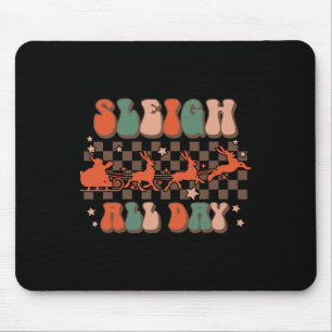 Tapis De Souris Super Sleigh de Noël Toute la journée Reinder