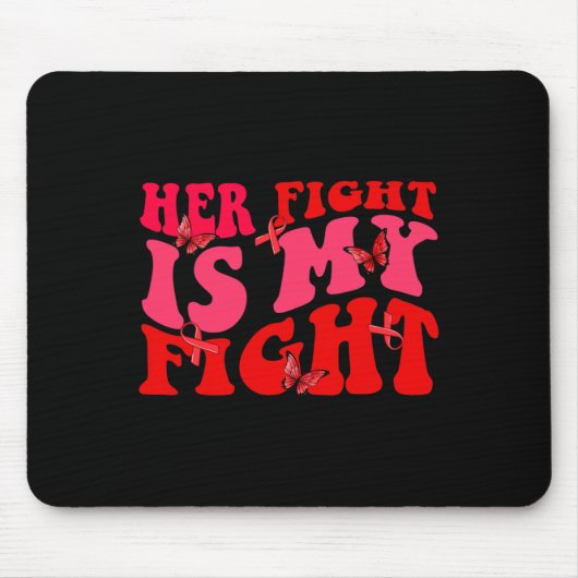 Tapis De Souris Super Son Combat Est Mon Combat Conscience Cellule (Devant)