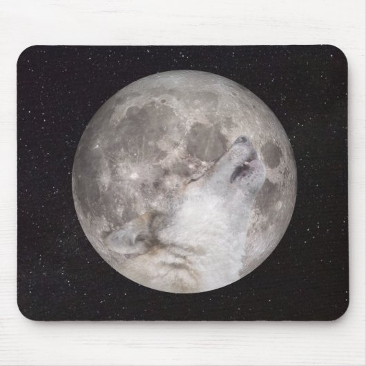 Tapis De Souris Super Wolf Moon (Devant)
