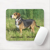 Tapis de souris superbe de beagle de tonnelier (Avec souris)