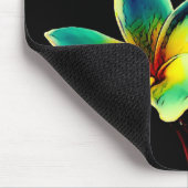 Tapis De Souris Superbe Plumeria Aquarelle Thème Mousepad (Coin)