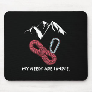 Tapis De Souris Superbe T-shirt cadeau d'escalade de roche grimpeu