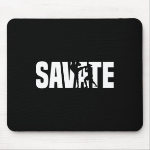 Tapis De Souris Superbe tenue de boxe Savate Kick Mma Kickboxing
