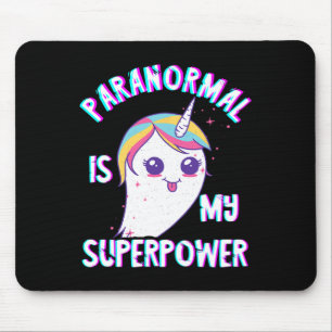 Tapis De Souris Superpuissance paranormale chasse licorne fantôme