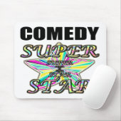 Tapis De Souris Superstar de comédie (Avec souris)