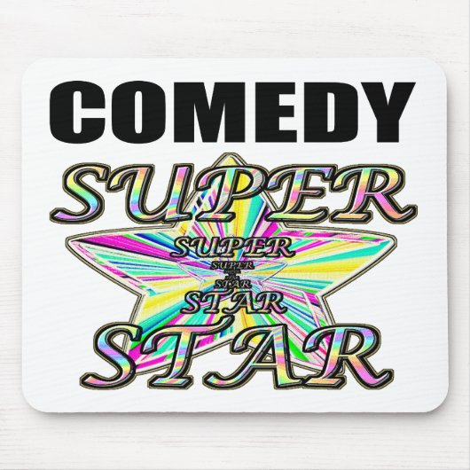 Tapis De Souris Superstar de comédie (Devant)