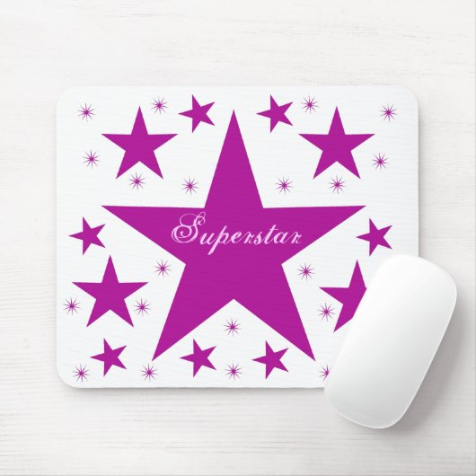 Tapis De Souris Superstar Mousepad, pourpre (Avec souris)