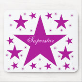 Tapis De Souris Superstar Mousepad, pourpre (Devant)