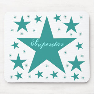 Tapis De Souris Superstar Mousepad, Turquoise