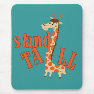 Tapis De Souris Support de girafe grand