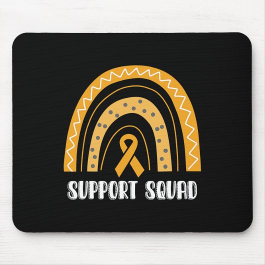 Tapis De Souris Support Escadron Orange Rainbow Ribbon RSD CRPS Aw (Devant)