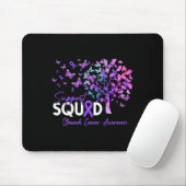Tapis De Souris Support Squad Fall Tree Periwinkkle Ruban Stomach (Avec souris)