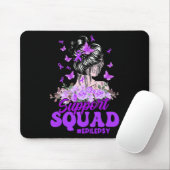 Tapis De Souris Support Squad Messy Bun Papillon Purple Ribbon Ep (Avec souris)