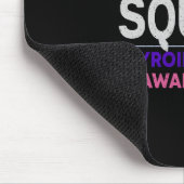 Tapis De Souris Support Squad Thyroide Cancer Awareness Month Ribb (Coin)