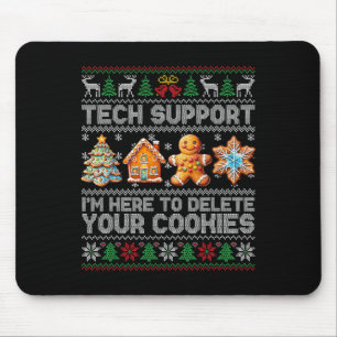 Tapis De Souris Support technique de Noël ici pour supprimer les c