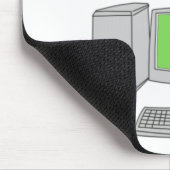 Tapis De Souris Support Technique Drôle Imbécile Ordinateur Peur D (Coin)