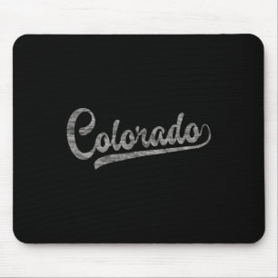 Tapis De Souris Supporter de baseball du Colorado Vintage Rocky Mo