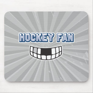 Tapis De Souris supporter de hockey aux dents manquantes conceptio