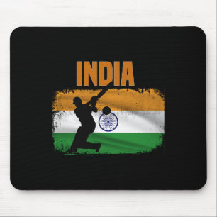 Tapis De Souris Supporters de cricket indien Fans de cricket indie