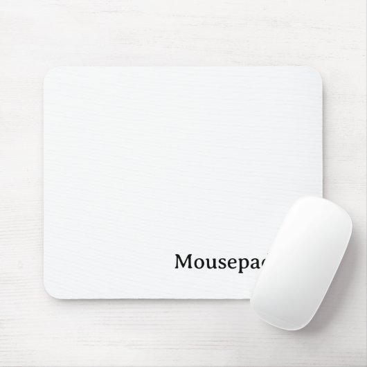 Tapis De Souris Supprimer ce texte et ajouter votre propre concept (Avec souris)