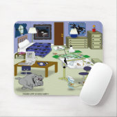 Tapis De Souris Sur La Course Mousepad (Avec souris)