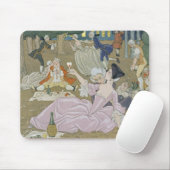 Tapis De Souris Sur la pelouse, illustration pour des "fêtes (Avec souris)