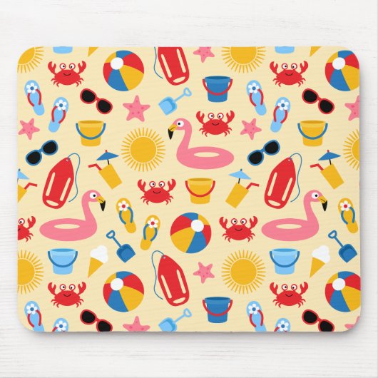 Tapis De Souris Sur la plage (Devant)