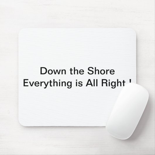 Tapis De Souris Sur le rivage de Mousepad (Avec souris)