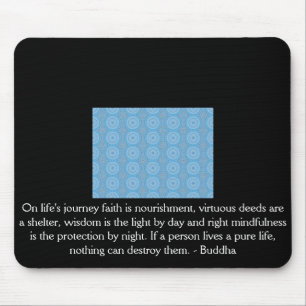 Tapis De Souris Sur le voyage de la vie la foi est alimentation,