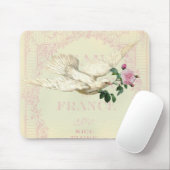 Tapis De Souris Sur les ailes d'une colombe (Avec souris)