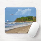 Tapis De Souris Sur une plage quelque part Mousepad (Avec souris)