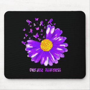 Tapis De Souris Surdose de tournesol violet de papillon