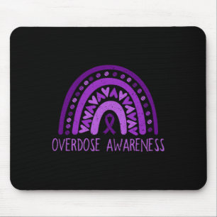 Tapis De Souris Surdose Reprise de la toxicomanie arc-en-ciel Ri p