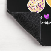 Tapis De Souris Surdose Sensibilisation Paix Amour Coeur Ribbon Fa (Coin)