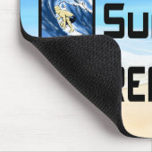 Tapis De Souris Surf de sommeil de manger répéter (Coin)