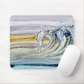 Tapis De Souris Surf des vagues Mousepad (Avec souris)