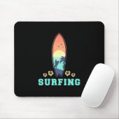 Tapis De Souris Surf Et Fleur (Avec souris)