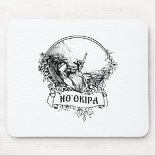 Tapis De Souris Surf Hookipa Maui Hawaii Vintage Rétro Surf