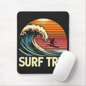 Tapis De Souris Surf Trip rétro sunset (Avec souris)