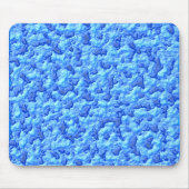 Tapis De Souris Surface abstraite bleue rugueuse (Devant)