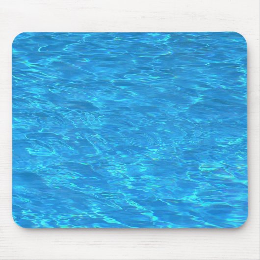 Tapis De Souris Surface claire de l'eau de piscine (Devant)