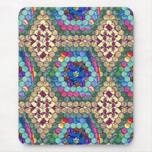 Tapis De Souris Surface composée maison (Devant)