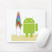 Tapis De Souris Surfer androïde (Avec souris)