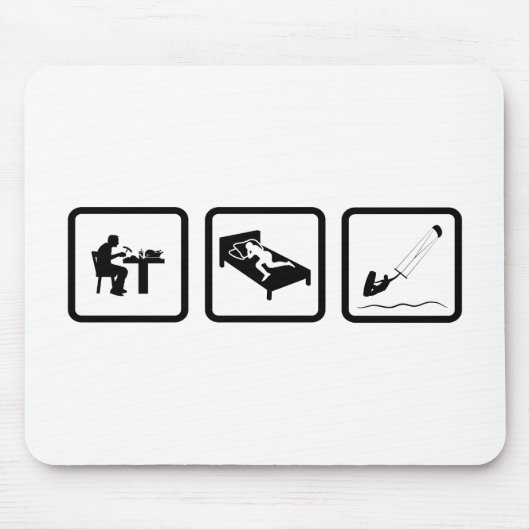Tapis De Souris Surfer de cerf-volant (Devant)
