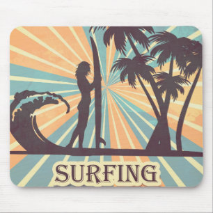 Tapis De Souris Surfer Girl