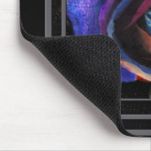 Tapis De Souris Surfer sur le Rose Rainbow (Coin)