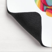 Tapis De Souris surgeon de sucrerie d'arc-en-ciel (Coin)