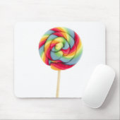 Tapis De Souris surgeon de sucrerie d'arc-en-ciel (Avec souris)